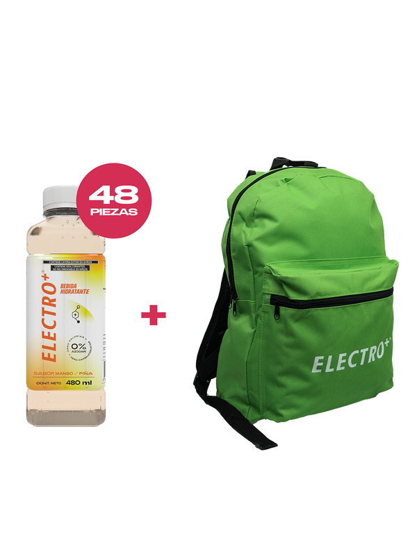 Paquete de 48 piezas sabor MANGO/PIÑA + MOCHILA ó CANGURERA DE REGALO