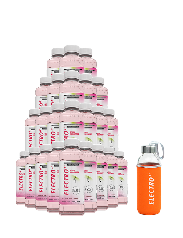 Paquete de 24 piezas sabor KIWI/FRESA + CILINDRO DE REGALO