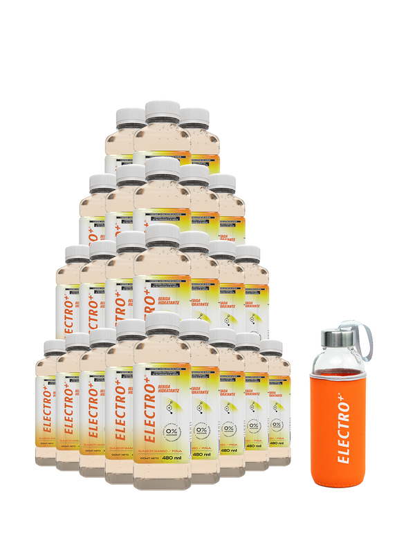 Paquete de 24 piezas sabor MANGO/PIÑA + CILINDRO DE REGALO